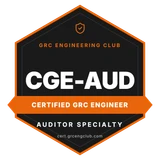 Certified GRC Engineer - Auditor certification badge